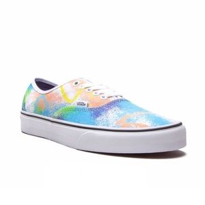 Vans authentic retro mart multi canvas sneaker shoes new